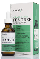 Elastalift huile arbre à thé visage bouton : action ciblée sur les rougeurs et les imperfections.