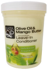 ElastaQP Olive-Mangue Conditionneur sans rinçage — flacon nourrissant pour cheveux.