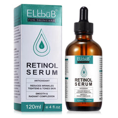 ELBBUB Rétinol – Bouteille pompe, application facile pour le soin du visage.