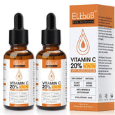 ELBBUB sérum vitamine C 20% – flacon élégant pour une peau éclatante et hydratée.