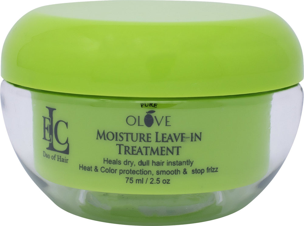 ELC Dao of Hair Pure Olove 3, bouteille montrée, hydratation sans rinçage pour cheveux.