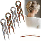 Elefutura Prestige : broches anti-glisse dentelées pour un maintien fiable.