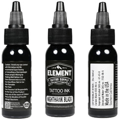Nighthawk Noir Element – traits précis pour contours nets