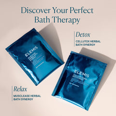 Ouverture et dissolution des sachets-cellutox dans le bain pour une expérience sensorielle.