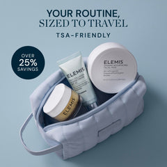 Coffret voyage Elemis luxueux, parfait comme cadeau soin.