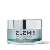 ELEMIS Pro-Collagen Night Cream — Bouteille fermée, hydratation riche pour peau réveillée.
