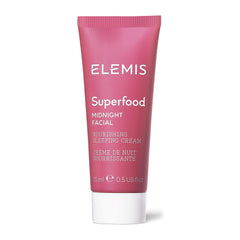 Crème nuit ELEMIS Superaliment minuit, texture soyeuse hydratante pour le réveil.