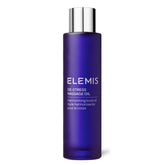 ELEMIS huile-massage-de-stress-bouteille : hydratation douce et détente.