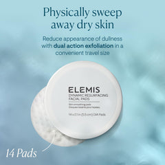 ELEMIS Dynamic Resurfacing Pads: face-lisse, exfoliation légère pour texture homogène.