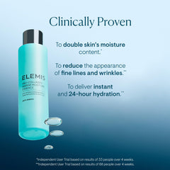 Texture légère et soyeuse de l’essence marine ELEMIS prêt à être appliquée