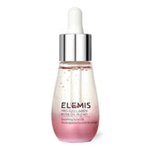 Bouteille luxueuse ELEMIS Pro-Collagen Rose, huile visage, démontrant sa texture légère et apaisante.