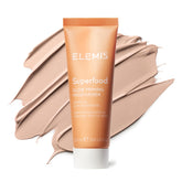 ELEMIS Superfood Glow Priming Moisturizer : bouteille élégante prête pour hydrater et préparer la peau.