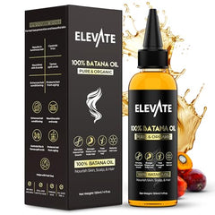 Elevate Batana Oil, brillance naturelle et texture satinée pour cheveux.