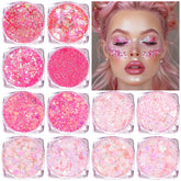ELEVAVE gel de paillettes pour le corps avec 12 formes pour un éclat durable en soirée.