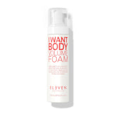 ELEVEN AUSTRALIA I Want Body Volume Mousse – bouteille offrant volume léger sans crunch.