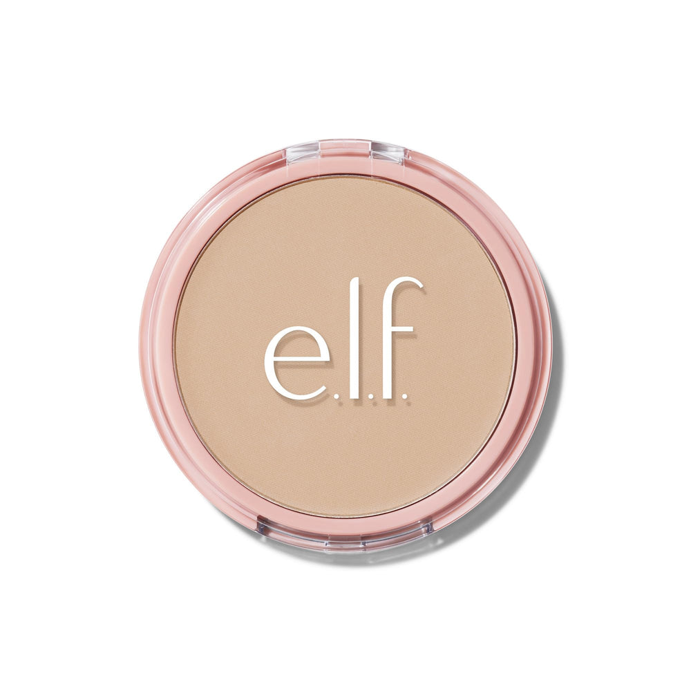 e.l.f. Halo Glow sur le flacon compact, fini léger pour lisser les pores.