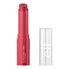 e.l.f. Lip Shine hydratant au cœur — étui élégant et couleur légère.