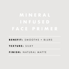e.l.f. primer minéral infusé, texture satinée qui glisse sur la peau.