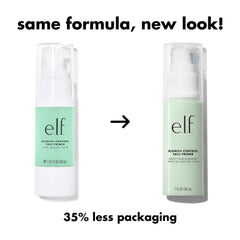Texture légère et hydratante: base naturelle avec e.l.f. Blemish Control Primer.