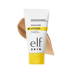 e.l.f. Suntouchable Whoa Glow SPF 30 — Bouteille lumineuse pour un éclat naturel.