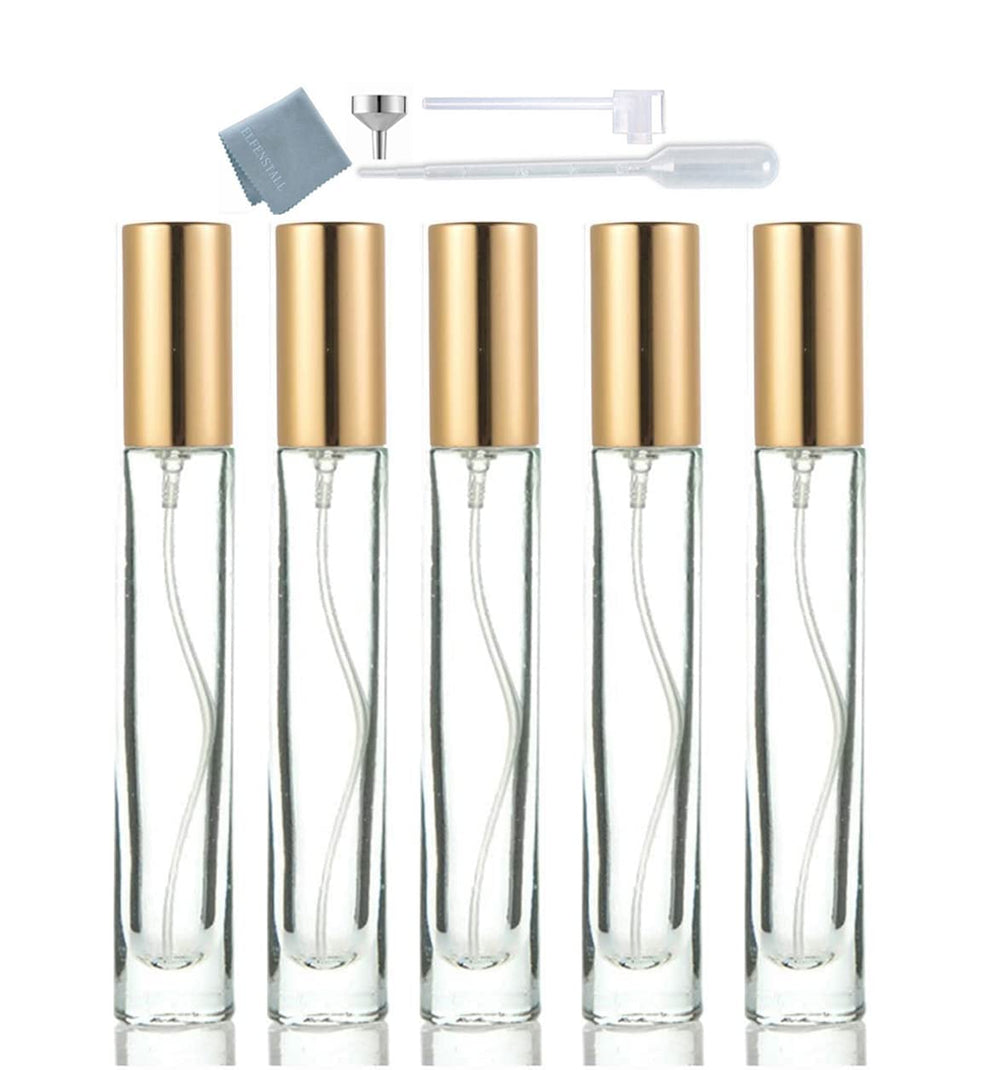 ELFENSTALL flacon dore 10ml prêt pour parfum et voyage