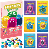 Elfinbay tablettes bain enfants, six couleurs vives sans parfum, sécurisées