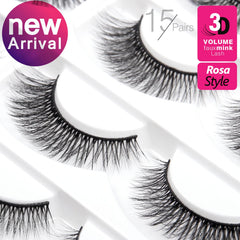 Cils Eliace Rosa Style bande légère pour un port confortable