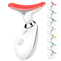 ELISHINE massage visage et cou: 7 couleurs et absorption des soins.