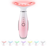 Massageur ELISHINE pour cou et visage, sept couleurs pour une sensation apaisante.