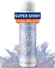 Elitles Made aerosol paillettes cheveux, look scintillant et durable.