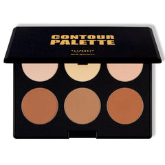 Elizabeth Mott bronzer contour palette compact with six shades for natural dimension
