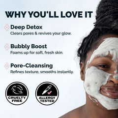 Elizabeth Mott masque texture mousse: mousse pétillante et rinçage facile