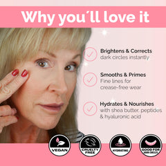 Elizabeth Mott Thank Me Later creme yeux lissante pour peau mature délicate
