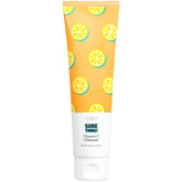 Elizabeth Mott Vitamin C Cleanser bottle front, vegan formula for gentle makeup removal.