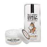 Elizavecca Crème lait-âne vapeur bouteille, hydratation douce et pratique.
