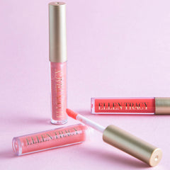 ELLEN TRACY gloss-tubes-portables, pratique pour retouches rapides en déplacement.