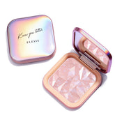 ELLESY Palette Arc-en-Ciel Lumineux, étui compact pour éclat rapide et durable.