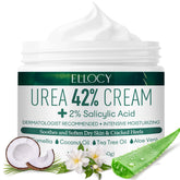 Ellocy Crème Urea 40% pour pieds — bouteille prête à l'emploi pour hydratation en profondeur.
