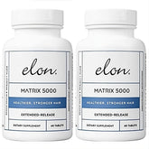 Elon Matrix 5000: bouteille à libération prolongée pour une nutrition capillaire continue.