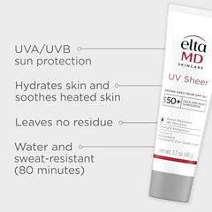 Absorption rapide et fini mat avec EltaMD UV Sheer.