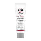 EltaMD UV Sheer protège UVA/UVB; flacon crème visage-corps sans brillance.