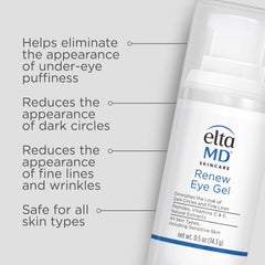 EltaMD Renew Eye Gel – emballage élégant et facile à manipuler dans la routine.