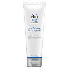 EltaMD Skin Restore Body Creme – flacon pompe, hydratation riche pour peau sèche.