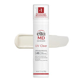 EltaMD UV Clear SPF 46 – Bouteille pompe prête à l’emploi pour peau sensible.