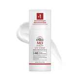 EltaMD UV Clear visuel petit format avec protection légère en voyage