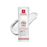 EltaMD UV Restore visage flacon pompe: protection UVA/UVB et hydratation légère.