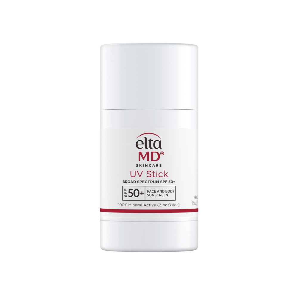 EltaMD UV Stick protège le visage et le corps SPF50+ sans traces blanches.