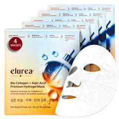 Elurea masque-collagène texture-hydrogel pour hydratation douce.