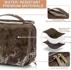 Elviros materiau-impermeable-cuir-pu, protection fiable contre l'eau en voyage.