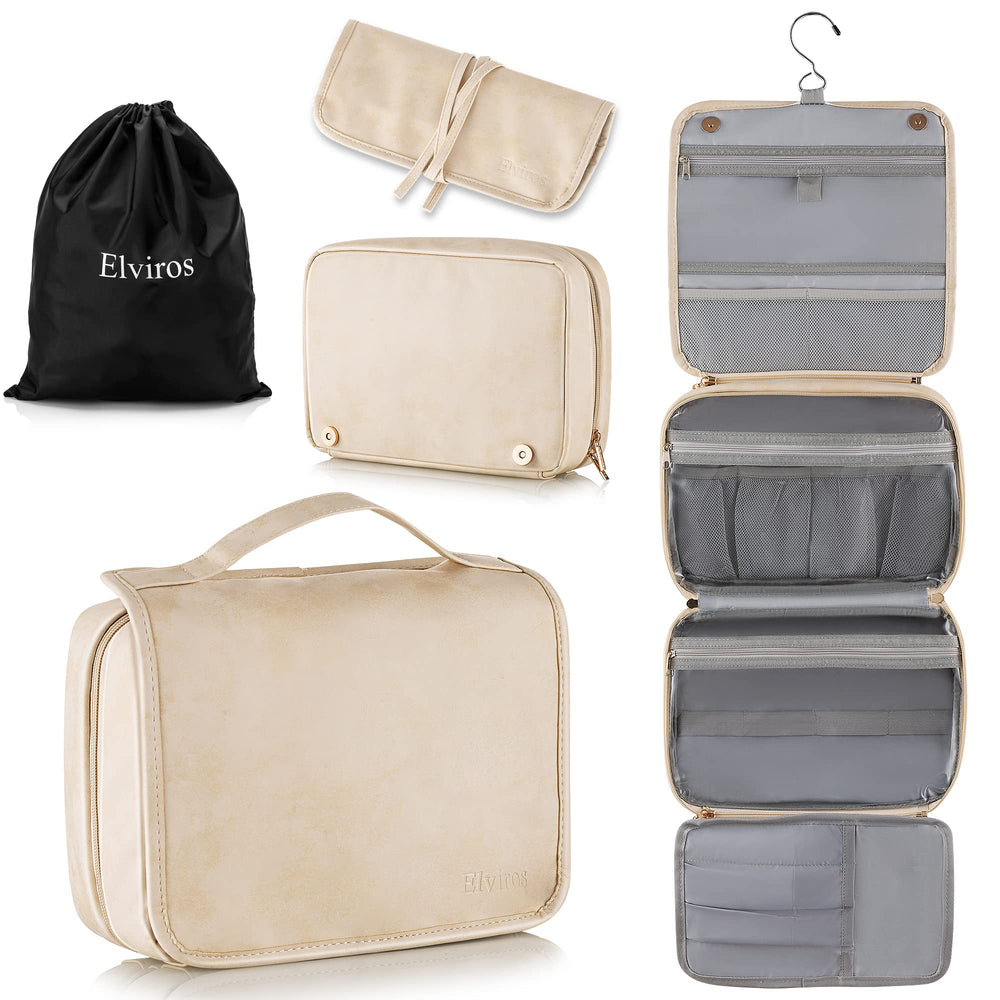 Trousse Elviros voyage 3 en 1, grande capacité pour tout emporter
